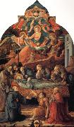 Fra Filippo Lippi The Death of St Jerome. oil painting artist